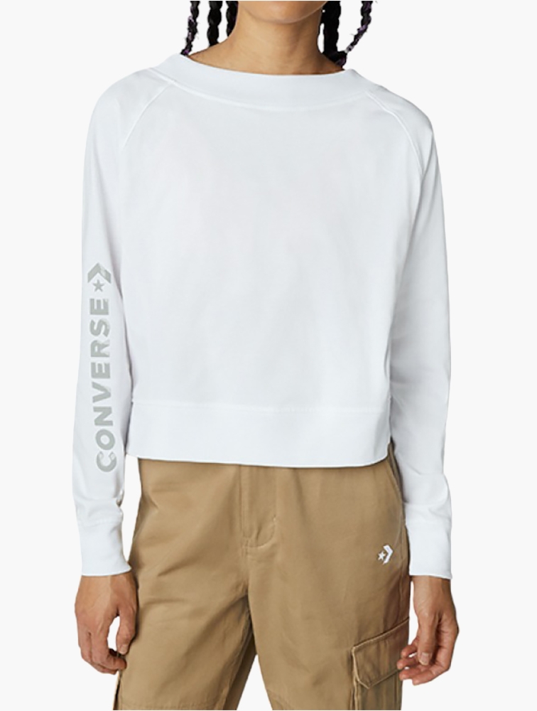 Converse sales white sweatshirt
